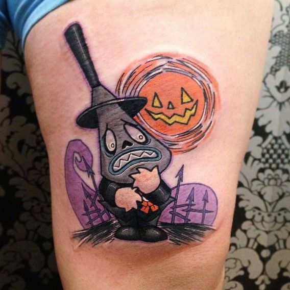 53 Cool Nightmare Before Christmas Tattoo Designs | Spiritustattoo.com