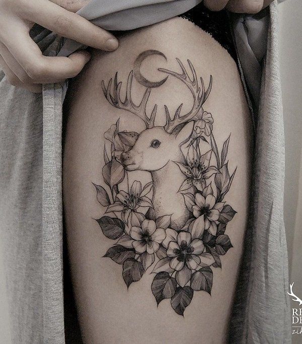 80 Inspiring Deer Tattoo Designs | Art and Design