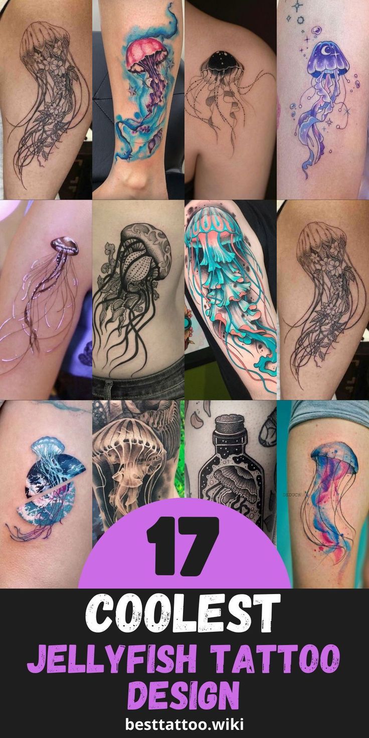 Discover Stunning Jellyfish Tattoo Designs for 2024: Embrace Undersea Magic with Exquisite Jellyfish