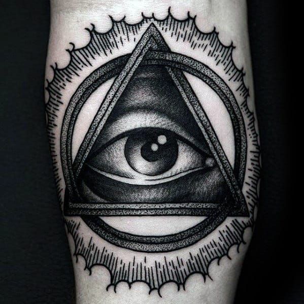 53 Eye Of Providence Tattoo Designs for Men