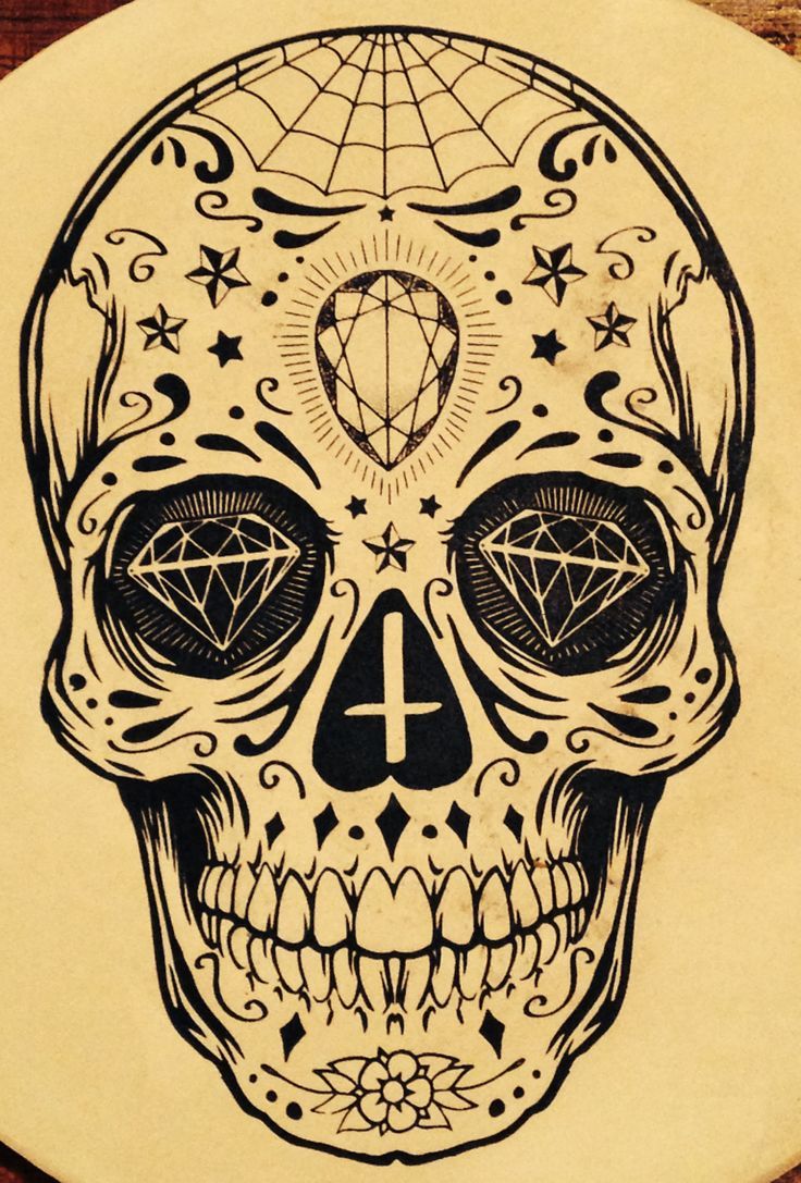 33 Crazily Gorgeous Sugar Skull Tattoos -