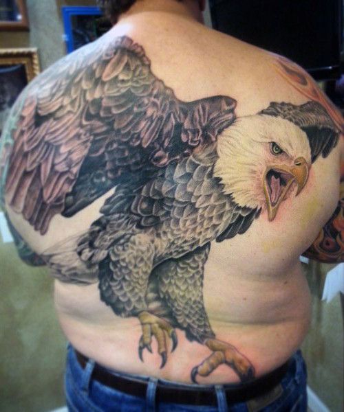 90 Amazing Bald Eagle Tattoo Designs for Men