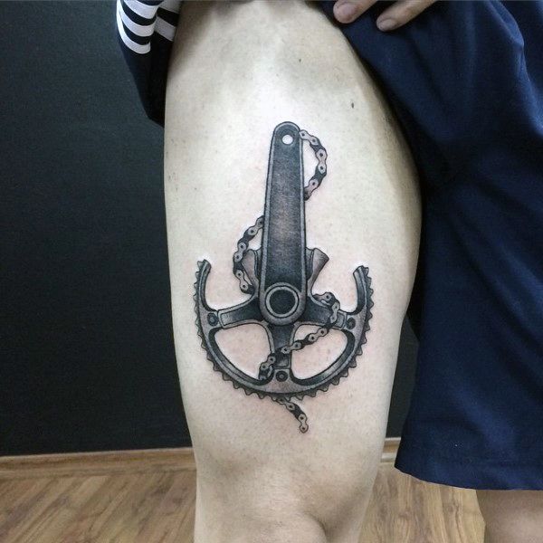 67 Bicycle Tattoo Designs for Men