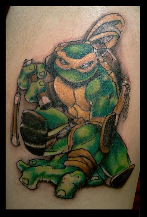 NINJA TURTLE TATTOO!!