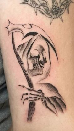 Discover 150 Santa muerte ideas | tattoo design drawings, skull art, grim  reaper tattoo and more