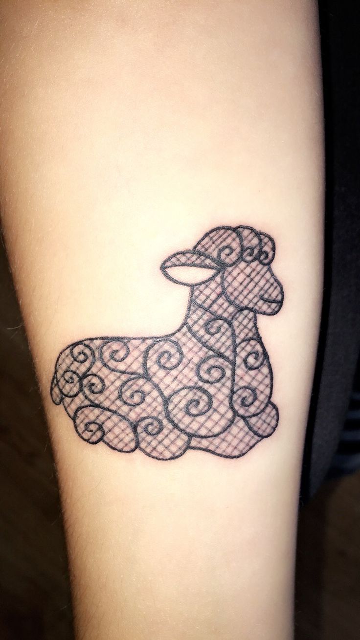 Sheep tattoo
