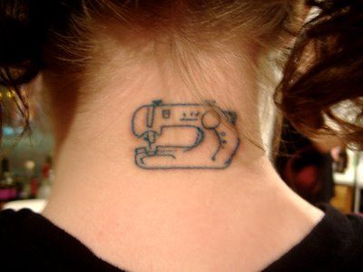 Sewing Machine Tattoo Ideas