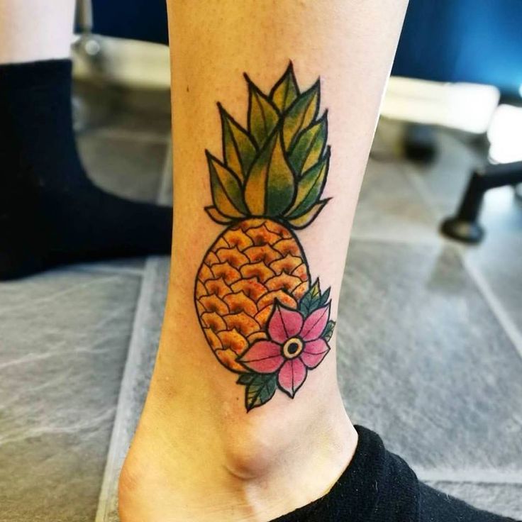 63 Pineapple Tattoo Ideas for a Tropical & Fun Vibe