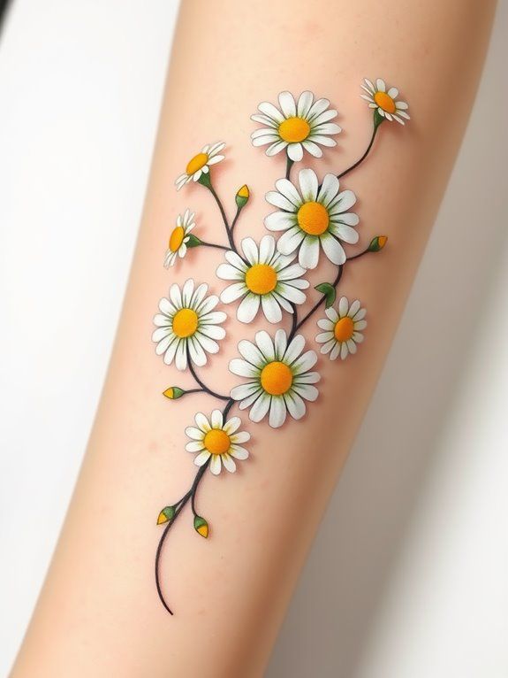 15 April Birth Flower Tattoo Ideas