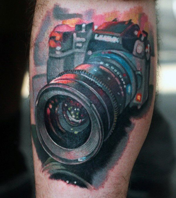 80 Camera Tattoo Designs for Men