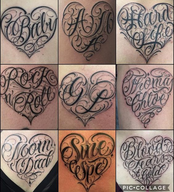 4,655 Likes, 77 Comments - Brigantetattoo (@brigantetattoo) on Instagram: “--- COMING SOON --- THE complete alphabet heart initials --- #thebesttattooartists #letteringinsoul…”