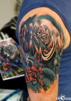 Discover 21 Maiden and Iron Maiden Tattoo Ideas Ideas | heavy metal tattoo,  rock tattoo, left arm tattoos and more
