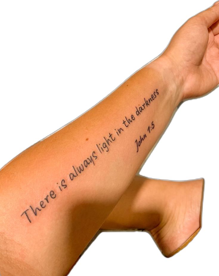 Bible verse tattoo