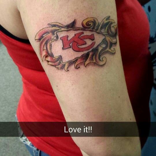 My Chiefs tattoo got at The Inkwell 11/27/15