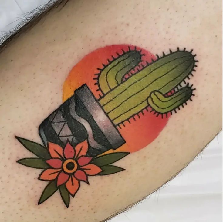41 Cactus Tattoo Designs With Unique & Symbolic Meanings