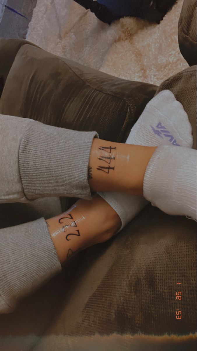 angel number tattoos