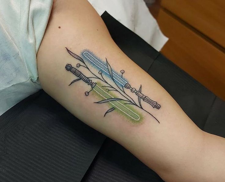 101 Best Minimalist Lightsaber Tattoo Ideas That Will Blow Your Mind!