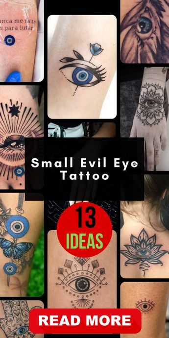 13 Small Evil Eye Tattoo Designs