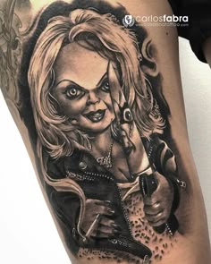 Discover 79 Chuck/ Tiffany and Horror Movie Tattoos Ideas | chucky tattoo,  tiffany bride of chucky, scary tattoos, chucky doll and more