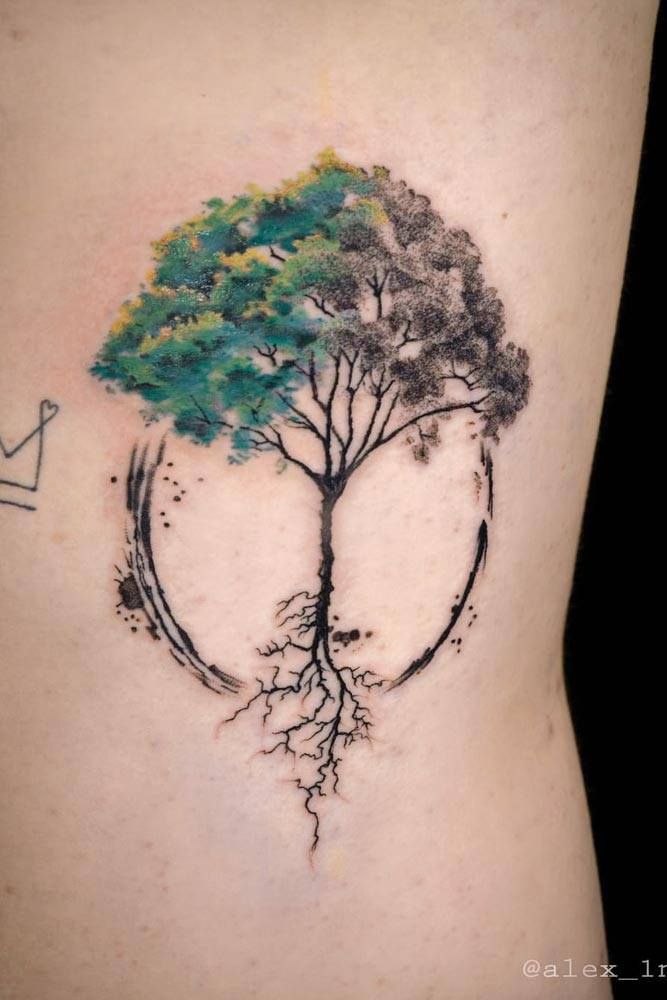 33 Beautiful Tree Tattoo Designs with a Deeper Meaning to Them