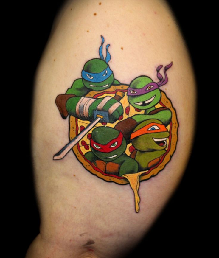 Pop-Culture | Ninja turtle tattoos, Turtle tattoo, Turtle tattoo designs