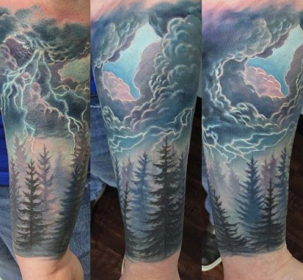 60 Lightning Tattoo Designs for Men