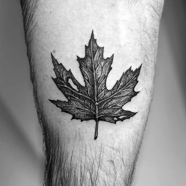 60 Cool Leaf Tattoo Designs for Men