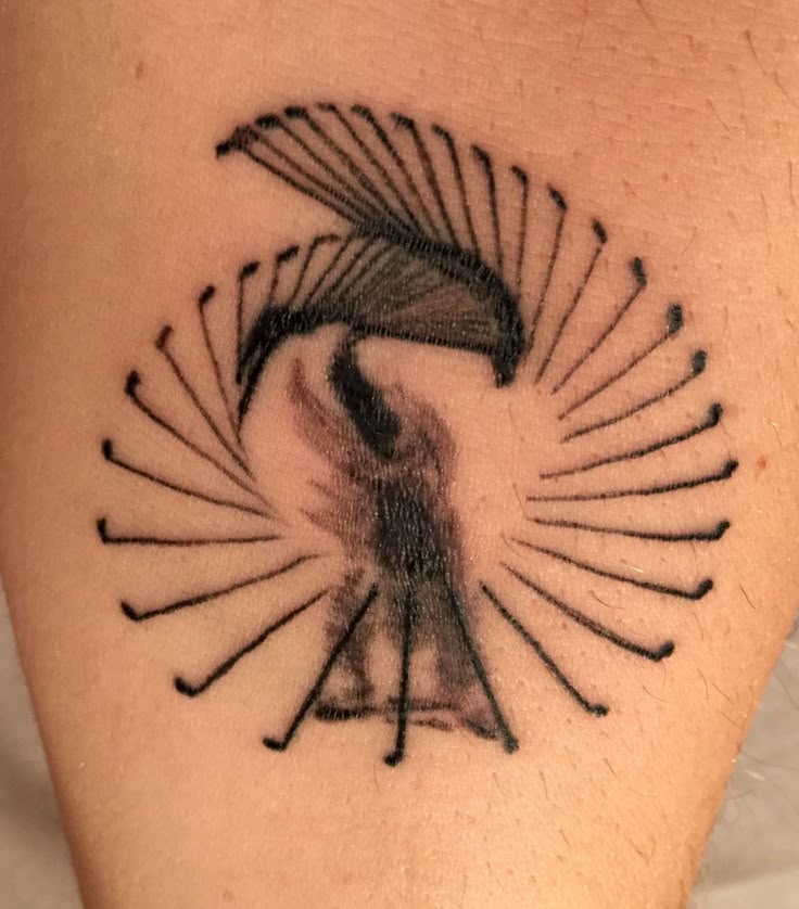 My new golf tattoo. The perfect swing.