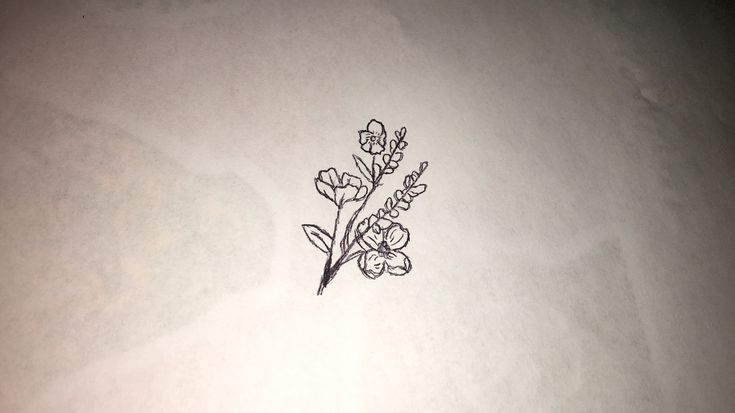 Small flower tattoo, dogwood flower, wildflowers, violet