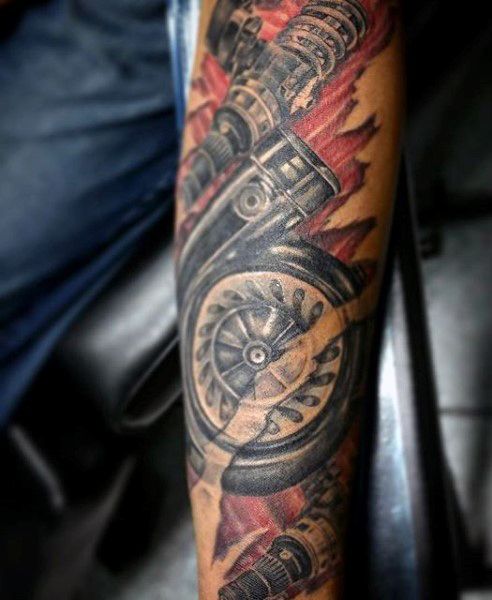 Car Tattoos For Men - Cool Automotive Design Ideas
