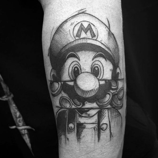 90 Cool Mario Tattoo Ideas for Men