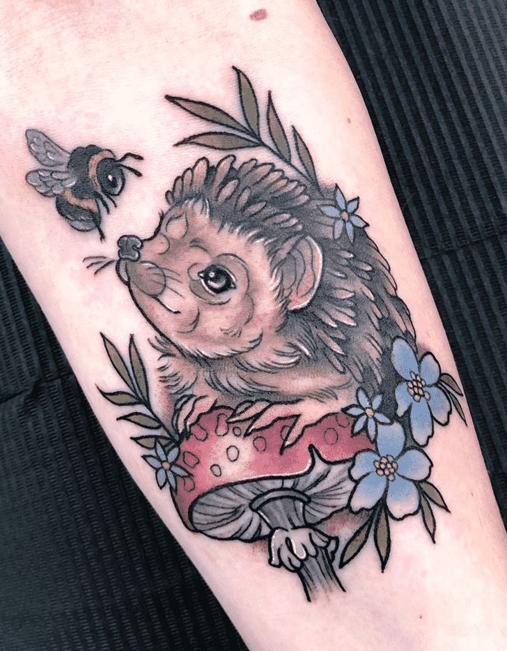 Hedgehog Tattoo Design Ideas Images