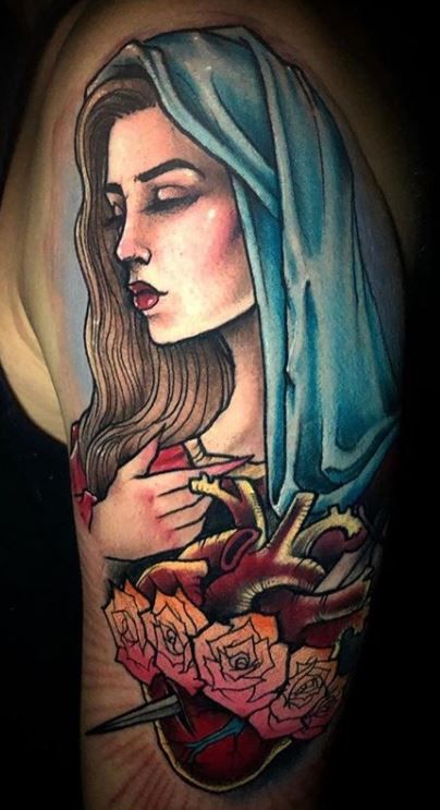 75 Inspiring Virgin Mary Tattoos Ideas & Meaning - Tattoo Me Now