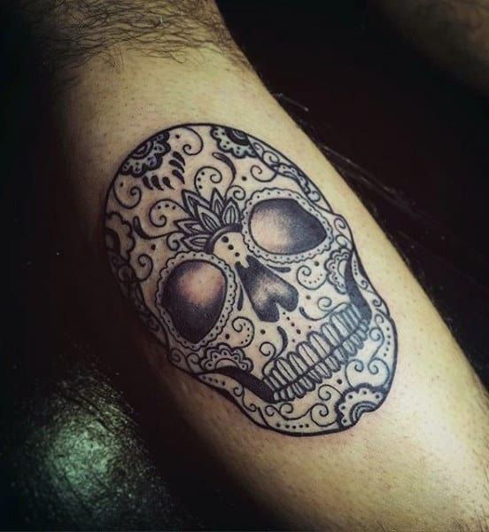100 Stunning Sugar Skull Tattoo Designs for Men