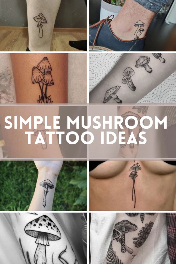 87 Mushroom Tattoo Ideas + Do You Know What They Mean?