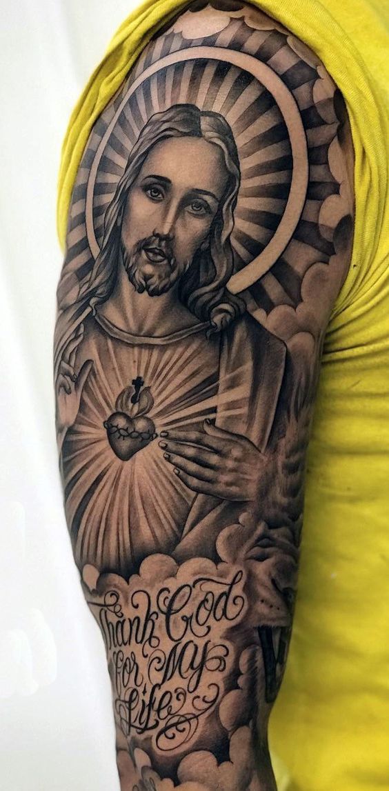Pin on Jesus Tattoos
