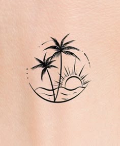 10 Tattoo coconut tree ideas in 2025 | palm tattoos, small tattoos, palm  tree tattoo