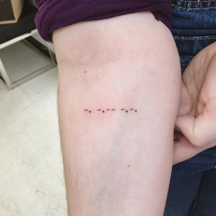 101 Best Morse Code Tattoo Ideas You Have To See To Believe!