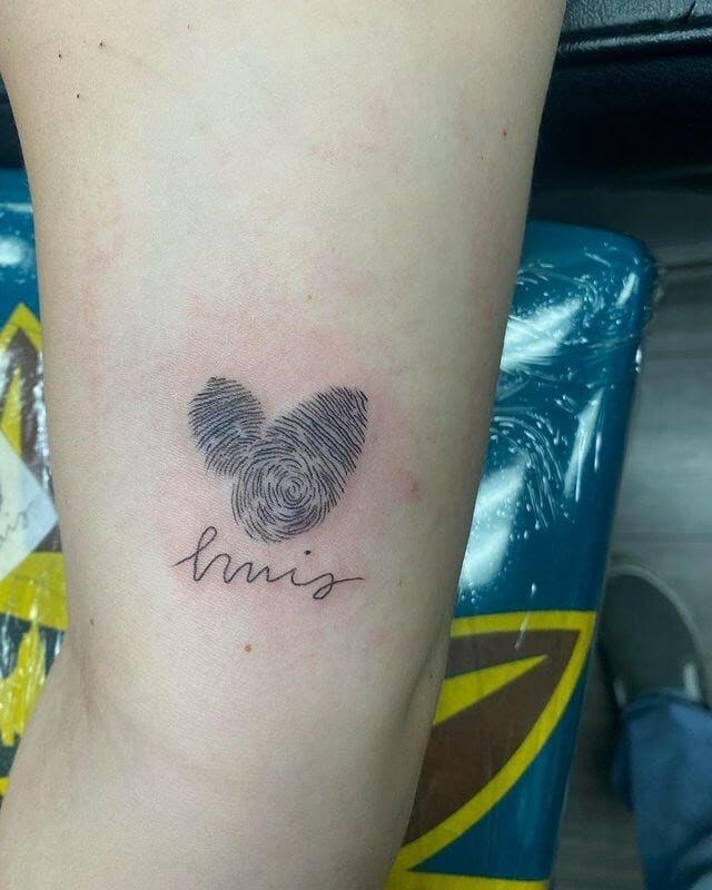 Fingerprint With Tiny Heart Tattoo Designs: 85 Fingerprint Tattoo-  Preserving Memories and Identity