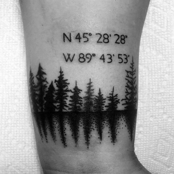 70 Coordinates Tattoo Ideas with Meaning | Art and Design | Coordinates  tattoo, Tattoos for guys, Inspirational tattoos