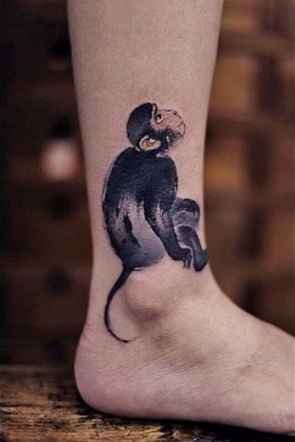 cute monkey on an ankle - Styleoholic