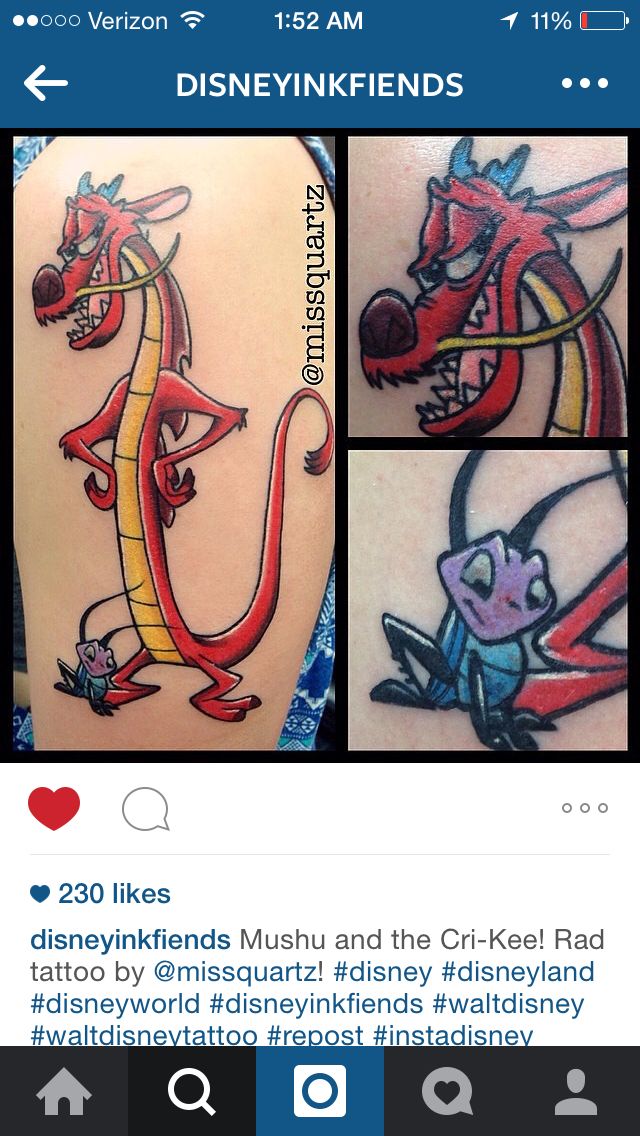 Mushu & Cricket! - Mulan