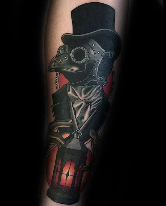 53 Amazing Plague Doctor Tattoo Designs for Men