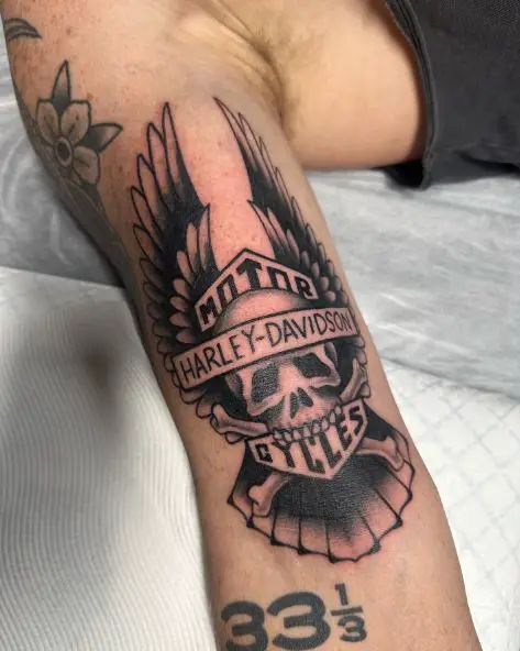 125+ Harley Davidson Tattoo Ideas That Will Get Your Motor Running