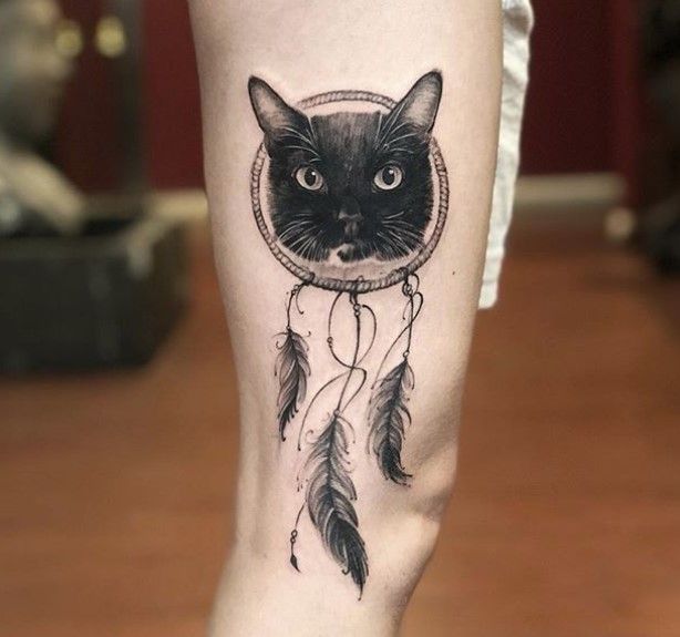 50 Best Black Cat Tattoo Designs - The Paws