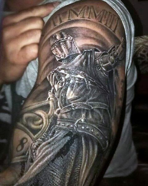 83 Knight Tattoo Designs for Men