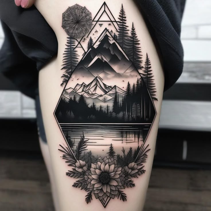 Pin by Megan Masucci on Ink love | Forearm cover up tattoos, Thigh tattoos  women, Thigh