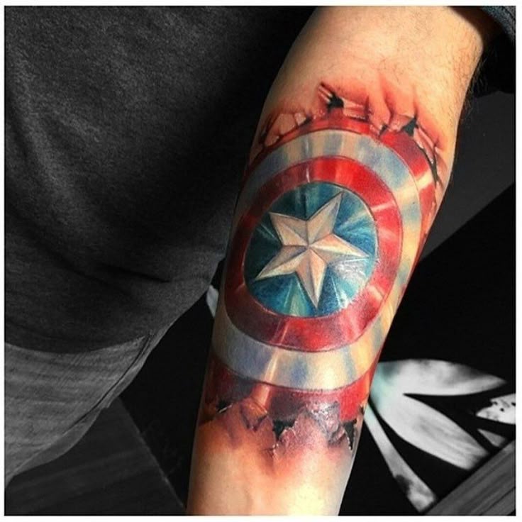 Captain America Shield Tattoo – Best Tattoo Ideas Gallery