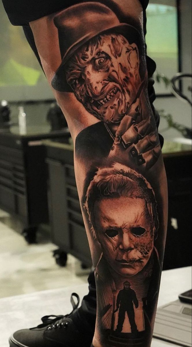 Pin by Kevon Reeves on Tattoos | Horror movie tattoos, Scary tattoos, Movie  tattoos