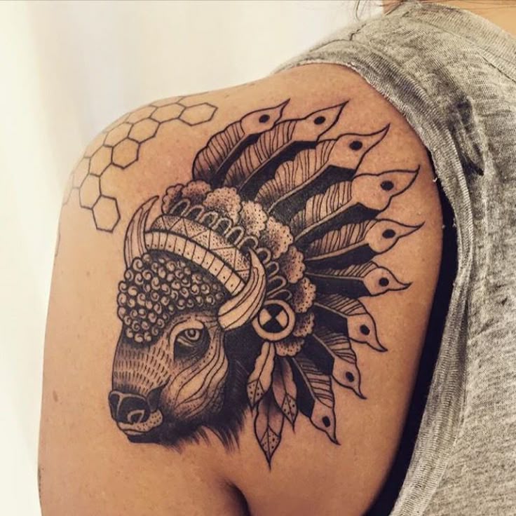 Buffalo tattoo
